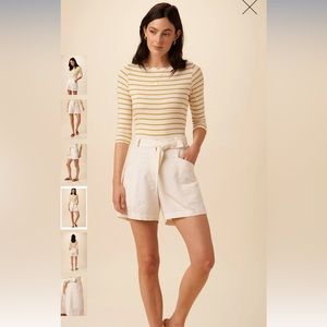 NWOT Amour Vert Milo Femme Fete Short, Salt